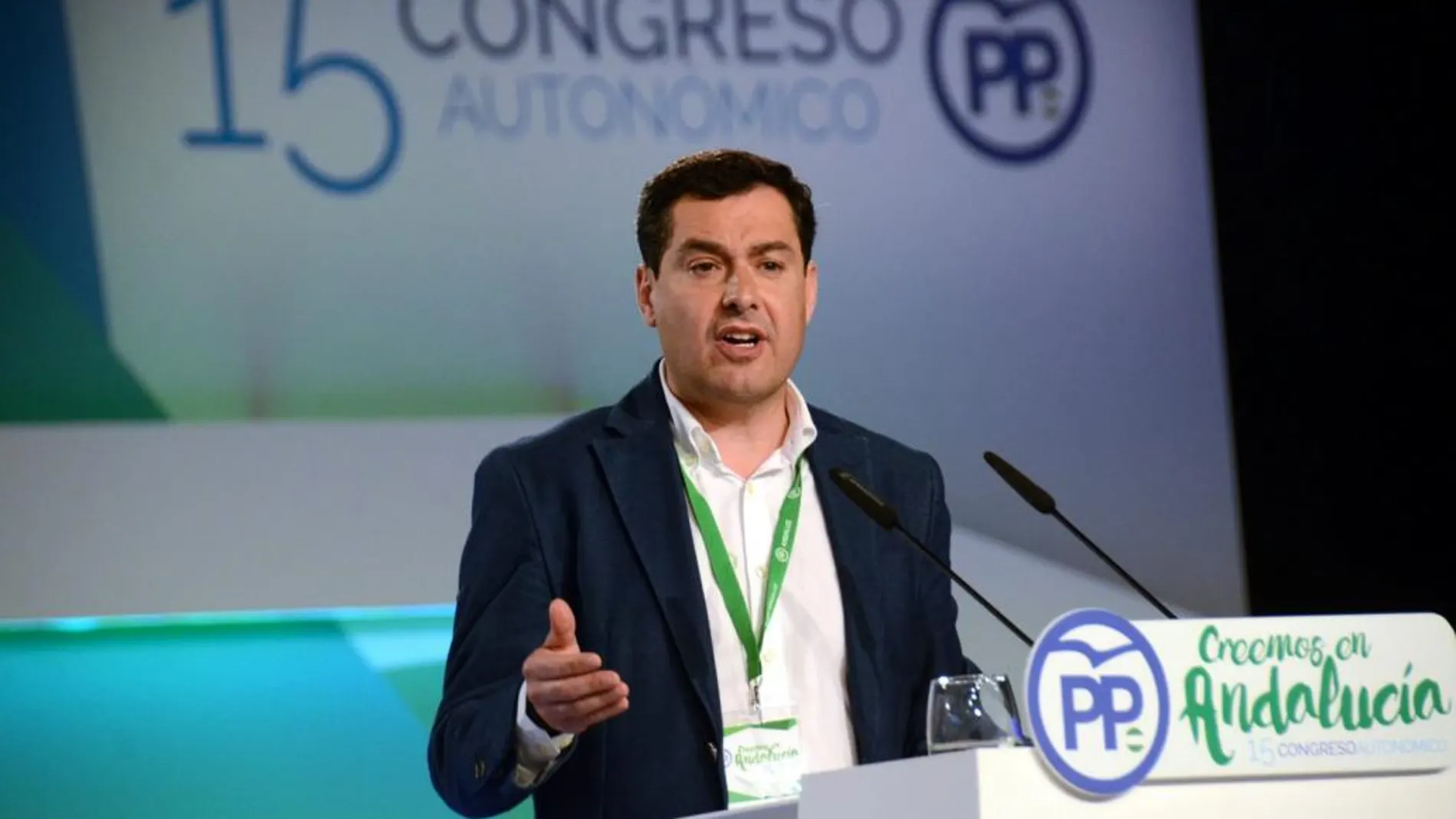 El presidente del Partido Popular andaluz, Juanma Moreno