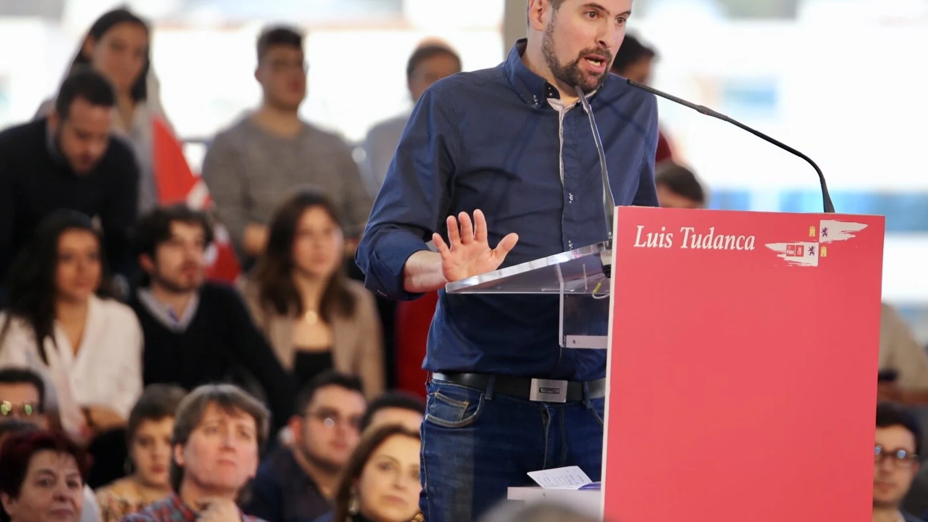 Intervención de Luis Tudanca en el acto de presentación de su candidatura a la Presidencia de la Junta de Castilla y León