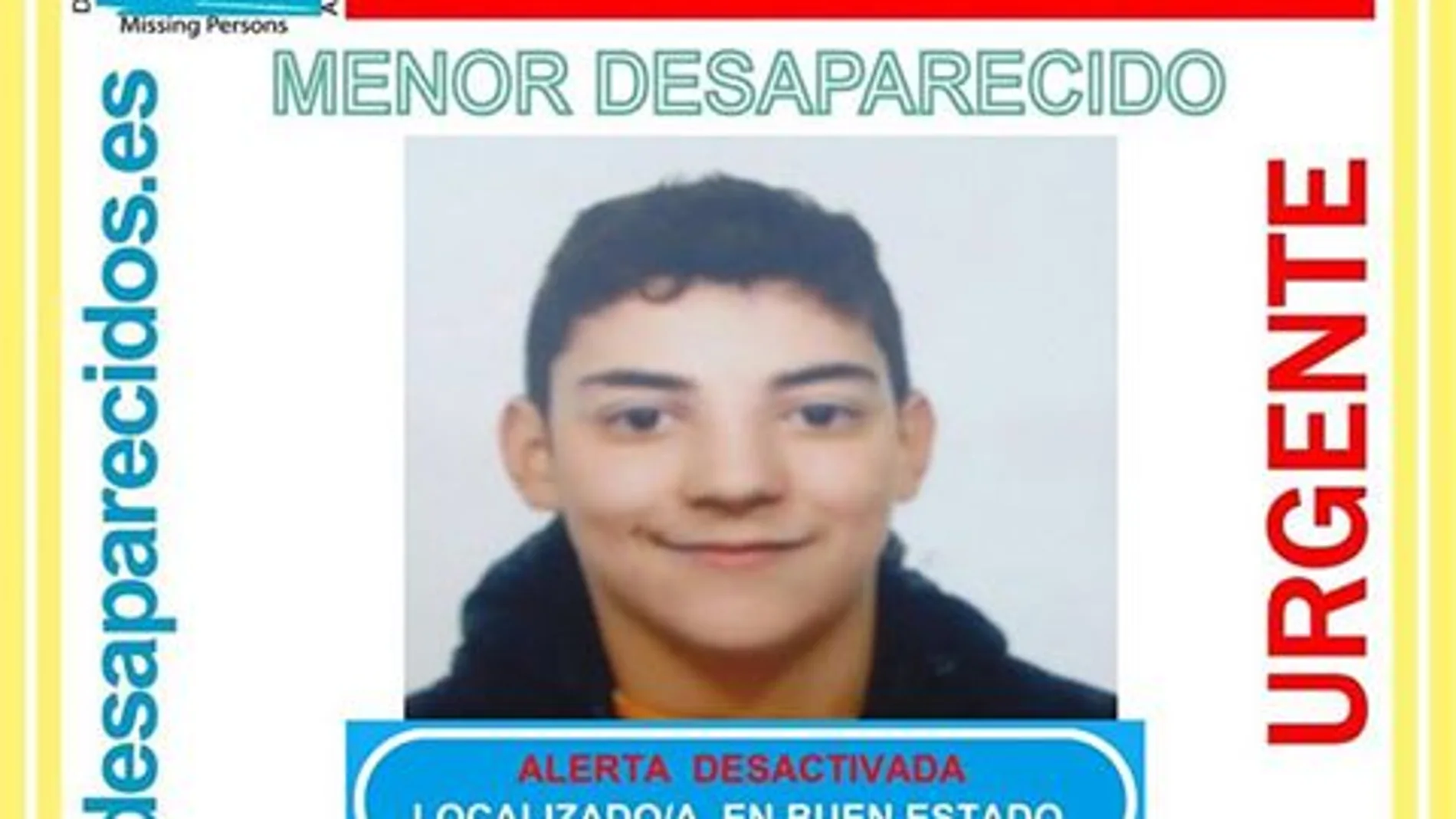 Encontrado en buen estado el menor desaparecido en Madrid