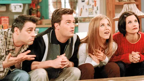 De izda. a dcha. Matt LeBlanc, Matthew Perry, Jennifer Aniston y Courteney Cox