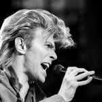David Bowie, en una actuación en 1987