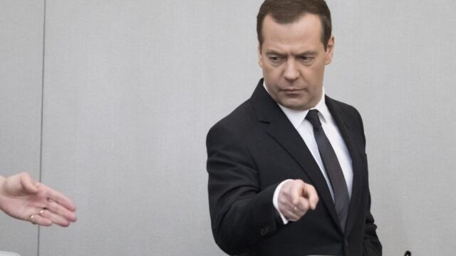 El primer ministro, Dmitri Medvédev
