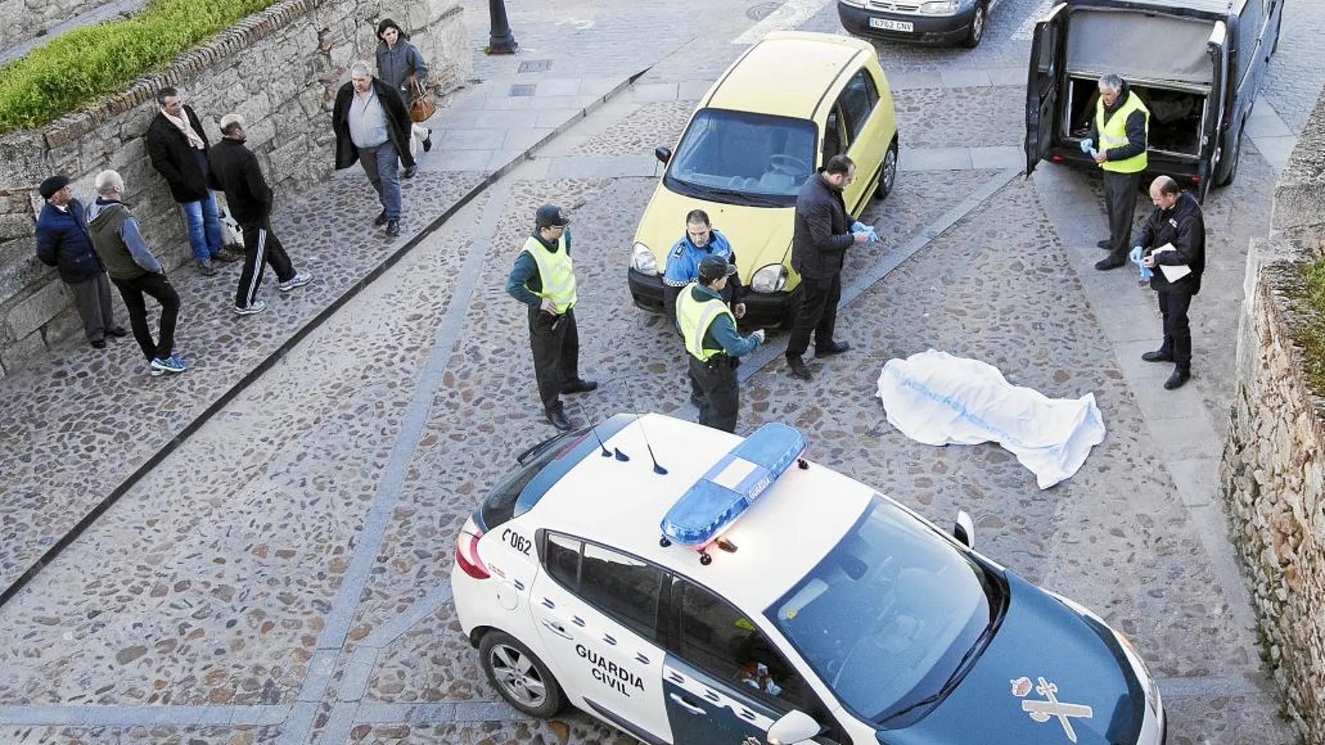 Atropello mortal reciente en una travesía en Ciudad Rodrigo (Salamanca)