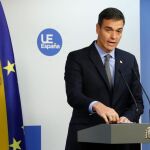 Pedro Sánchez comparece tras el acuerdo sobre el Brexit.