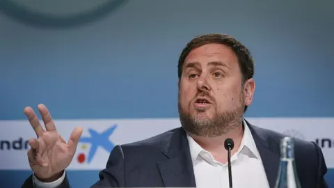 El presidente de ERC, Oriol Junqueras