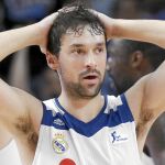 Sergio Llull, después de una de las derrotas ante el Valencia Basket