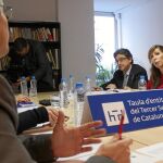 Sánchez-Camacho y Millo se reunieron ayer con la mesa del tercer sector