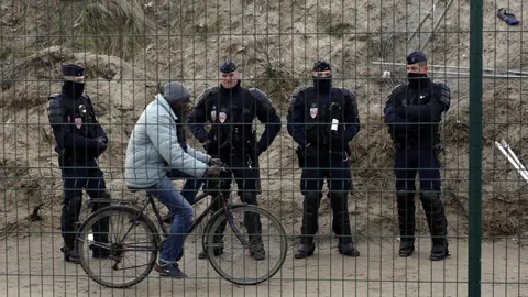 Campamento de inmigrantes de Calais