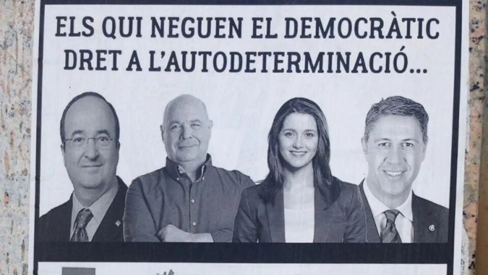 El independentismo radical señala a los «enemigos del pueblo» catalán en carteles