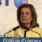 La ministra de Empleo y Seguridad Social, Fátima Báñez