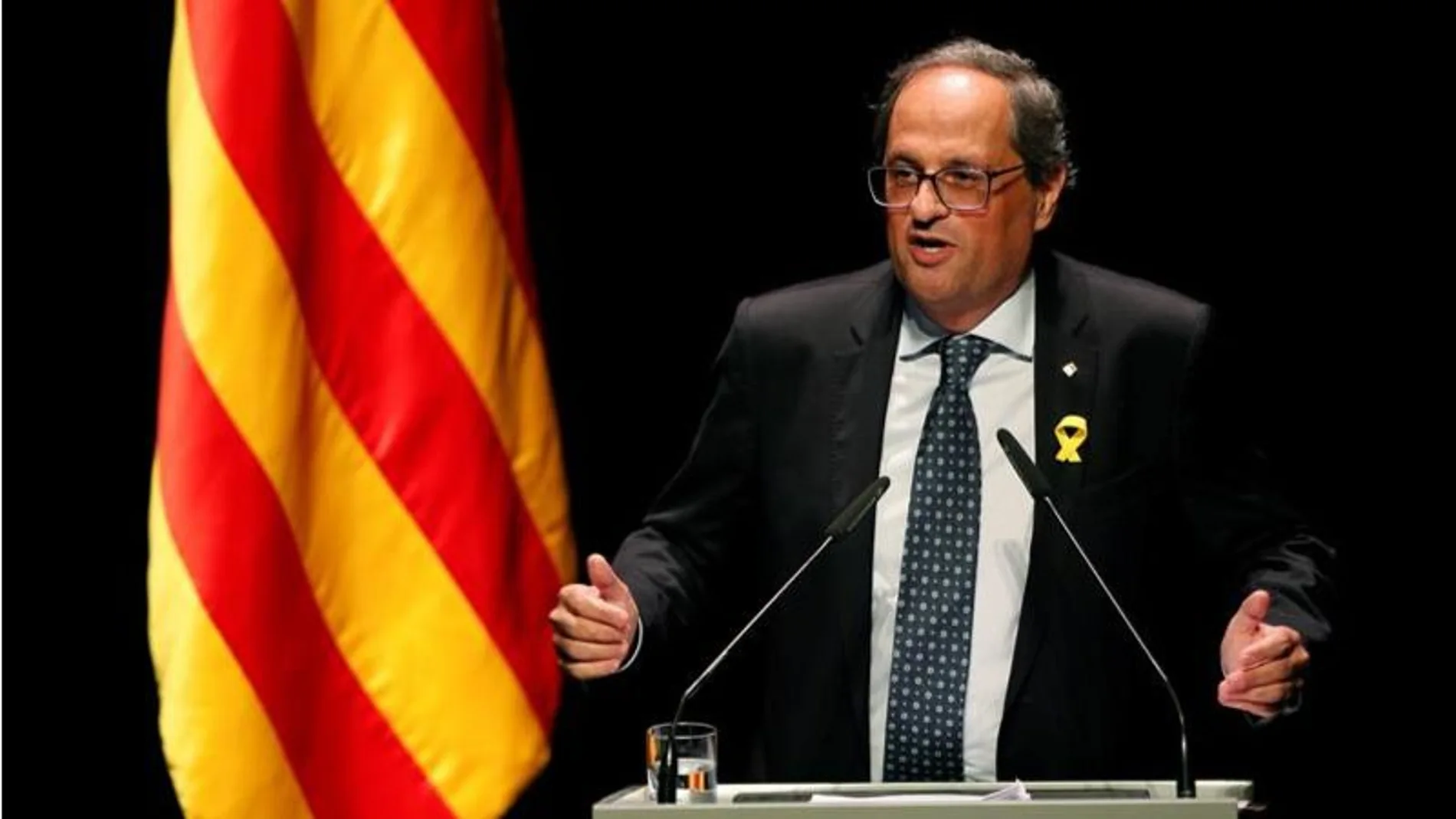 El presidente de la Generalitat, Quim Torra, en una imagen de archivo / Efe