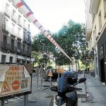 Tramos de seis calles de Olavide quedarán peatonalizados, limitando el tráfico a emergencias, carga y descarga y residentes con plaza de garaje. Foto: Ayuntamiento de Madrid