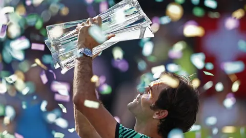 Roger Federer logra su quinto título en Indian Wells
