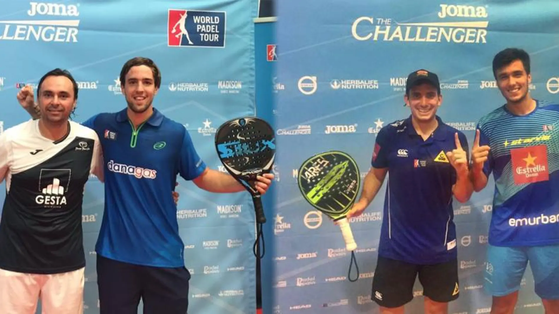 Finalistas de la cita Challenger de Madrid