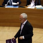 Antonio Montiel, subió ayer muy serio a la tribuna tras el enfrentamiento por el CJC