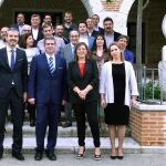 La consejera Milagros Marcos junto a los responsables de las Denominaciones de Origen de Castilla y León