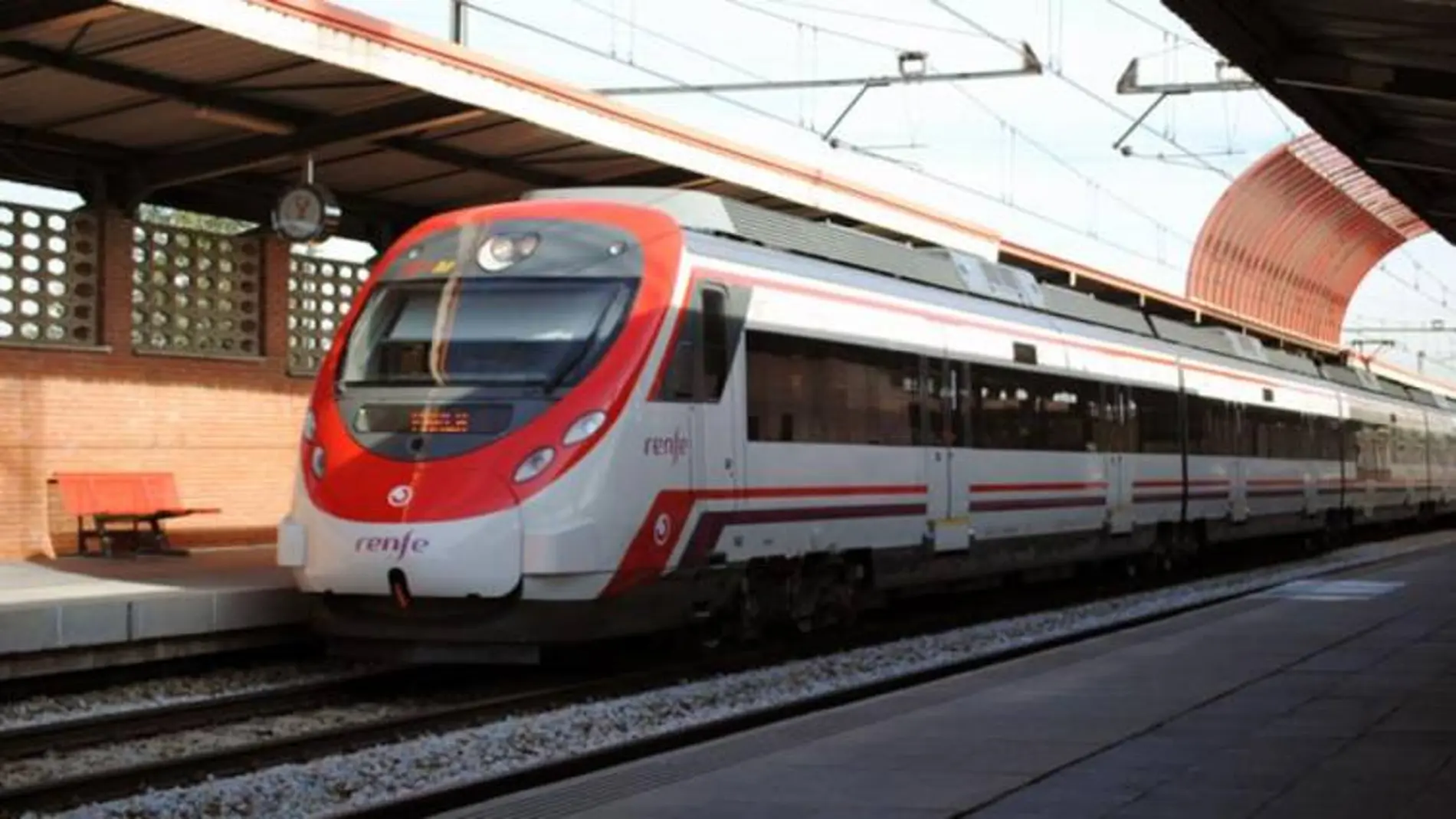 Tren de Cercanías de Renfe en Madrid 