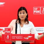 Ana Sánchez, secretaria de Organización, anunció que Mercedes Martín será la nueva delegada del Gobierno en la Región