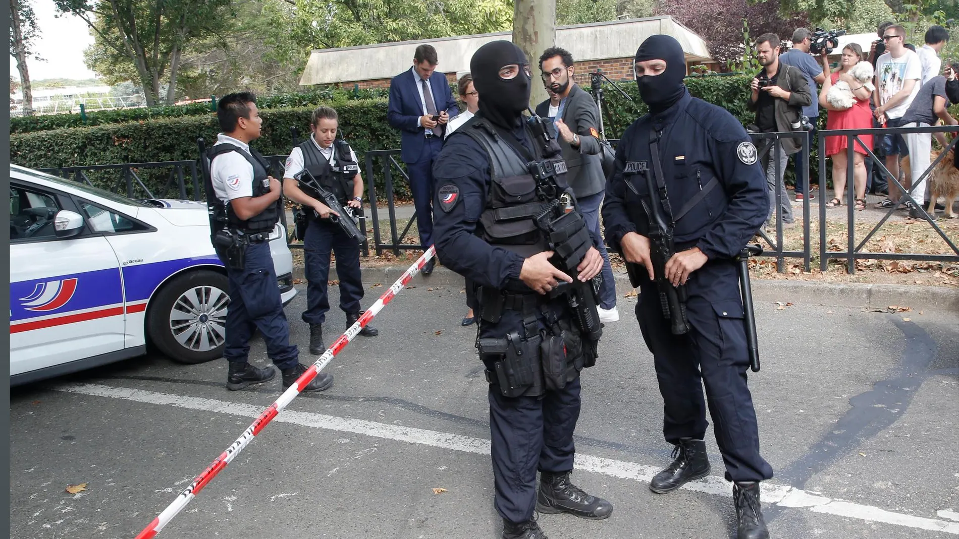 Imagen de una operación antiterrorista en Francia.
