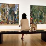 El Mas Blau, del pintor catalán Joaquim Mir, en el Museo de Bellas Artes de Bilbao