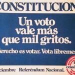 Cartel llamando al voto en el referéndum constitucional del 6 de diciembre de 1978