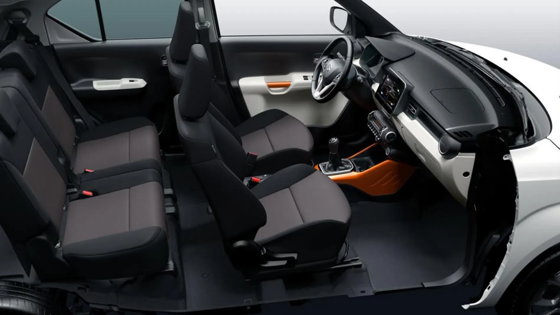 Tanto el interior como el exterior se pueden personalizar con combinaciones de color.