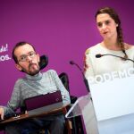 Echenique y Vera han comparecido tras el Consejo de Podemos