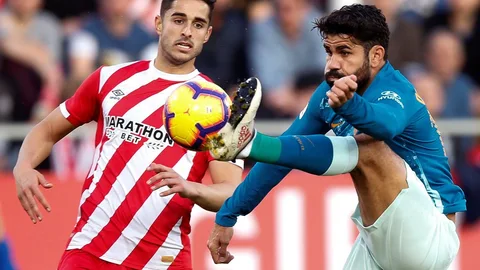 Juanpe Ramírez con el Girona. / Foto: Efe