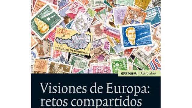 Portada del libro «Visiones de Europa: retos compartidos» de Carlos Uriarte.