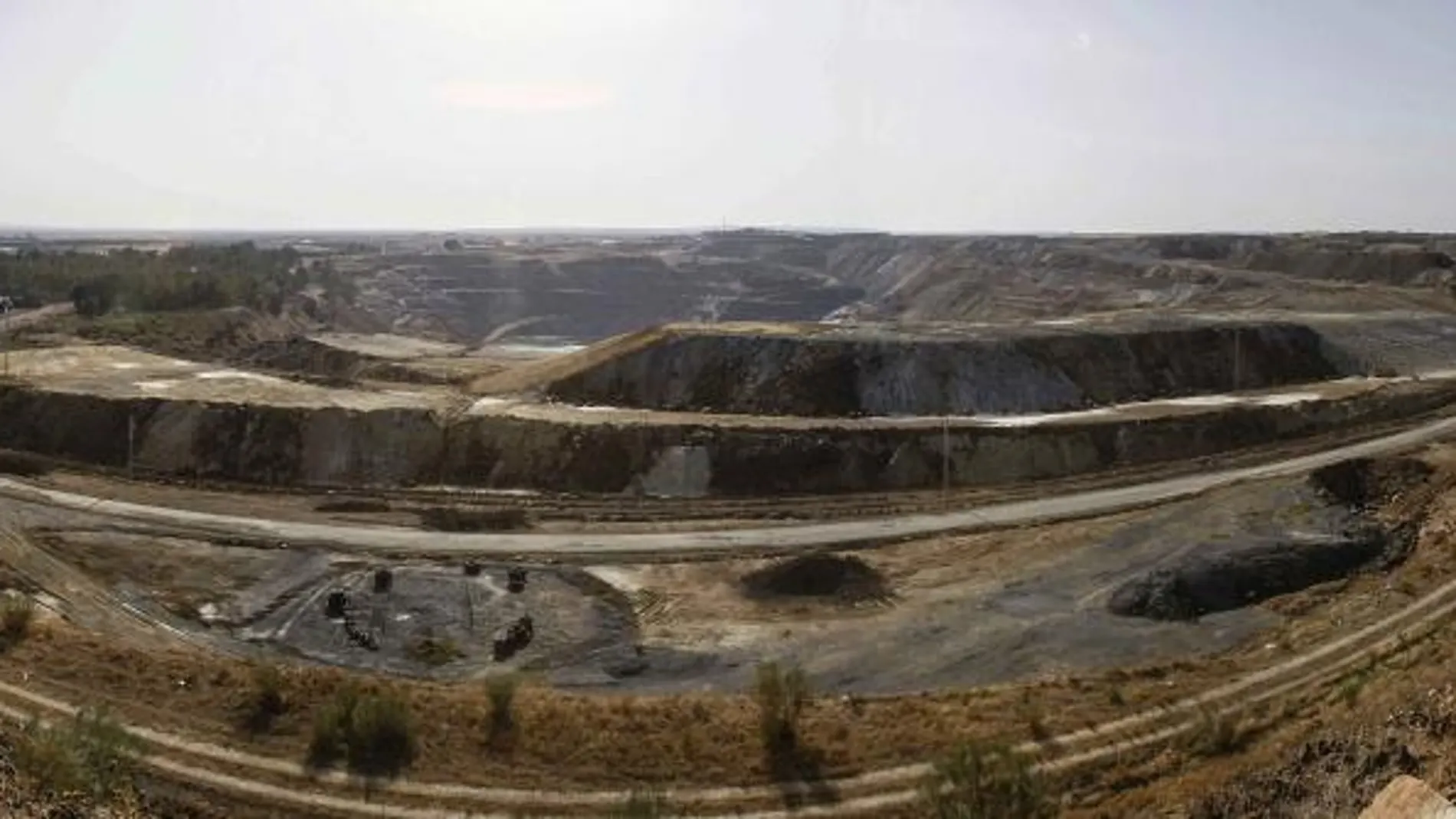 Vista de la mina sevillana de Aznalcóllar