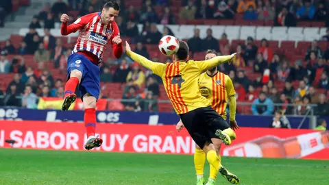 El delantero croata del Atlético de Madrid, Nikola Kalinic.