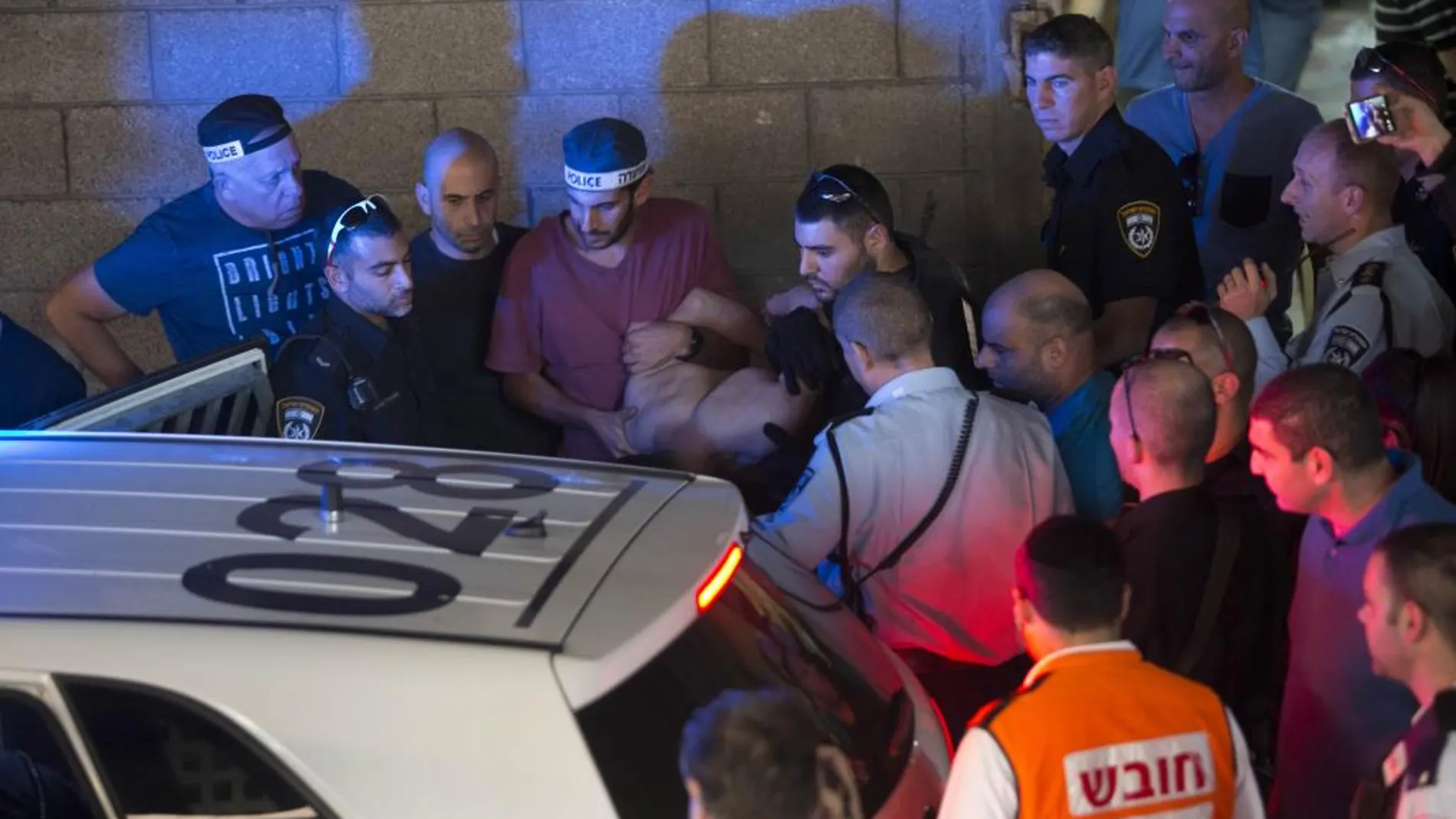 La policía israelí arresta al autor del apuñalamiento en Tel Aviv.
