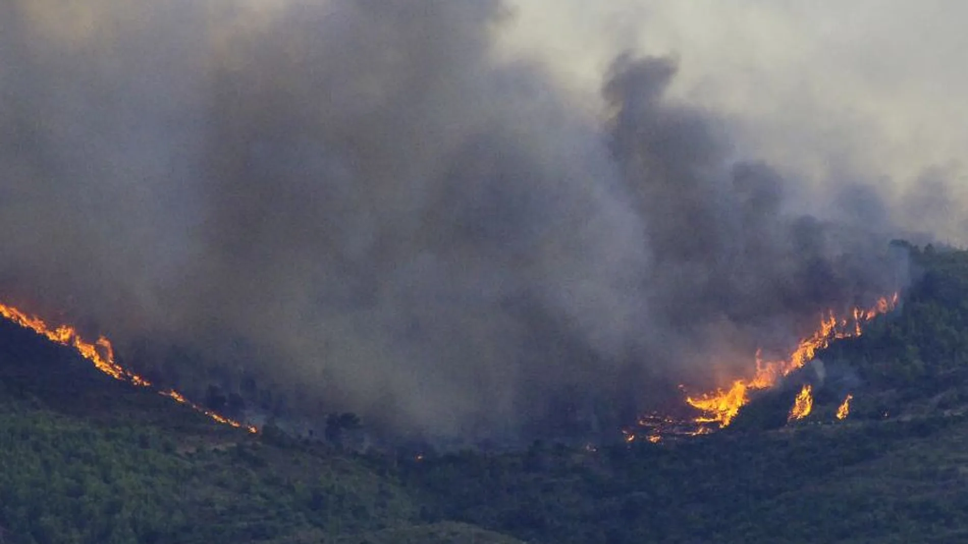 Incendio en la Sierra Calderona