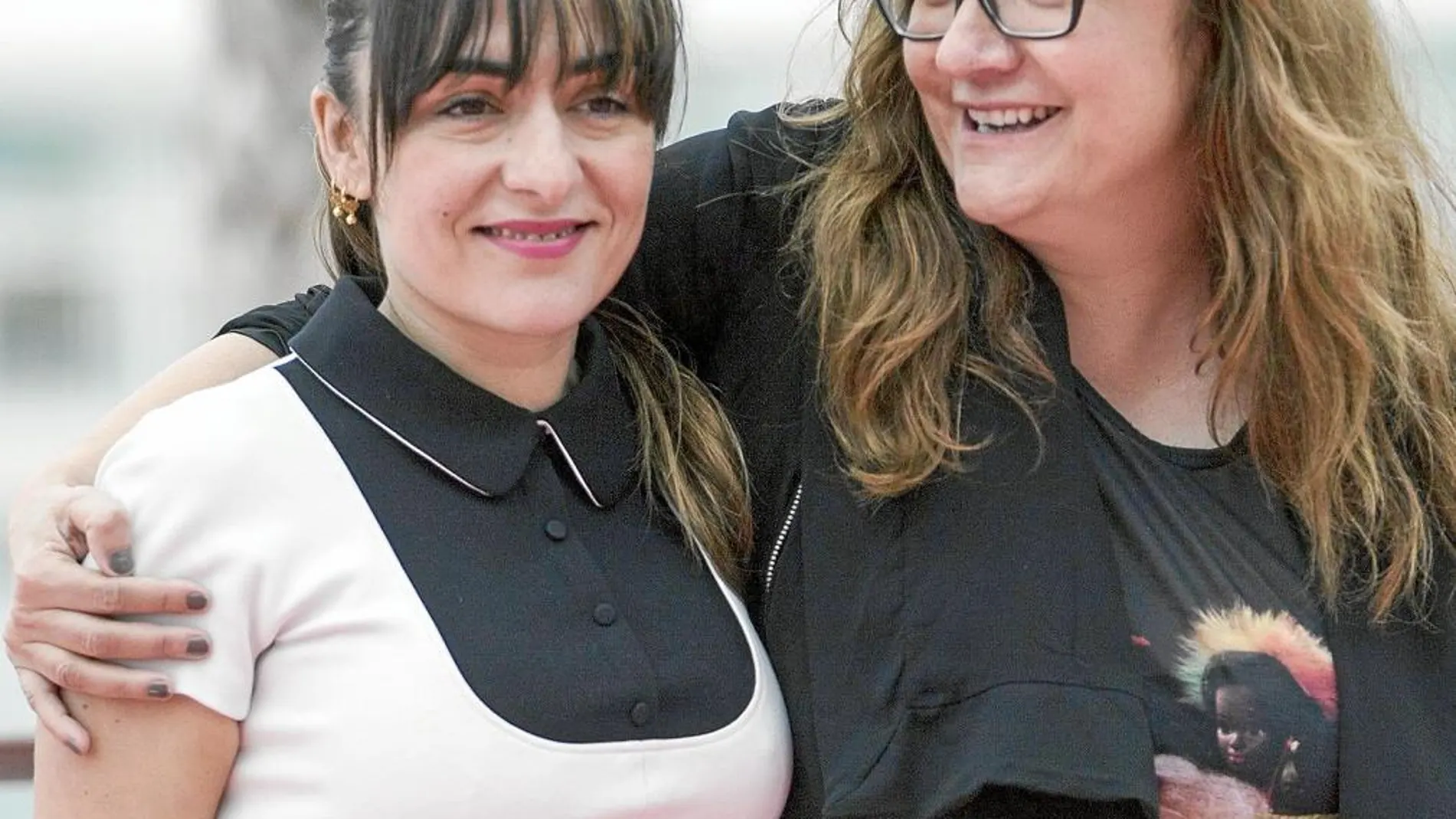 Candela Peña e Isabel Coixet, ayer, en el Festival de Málaga