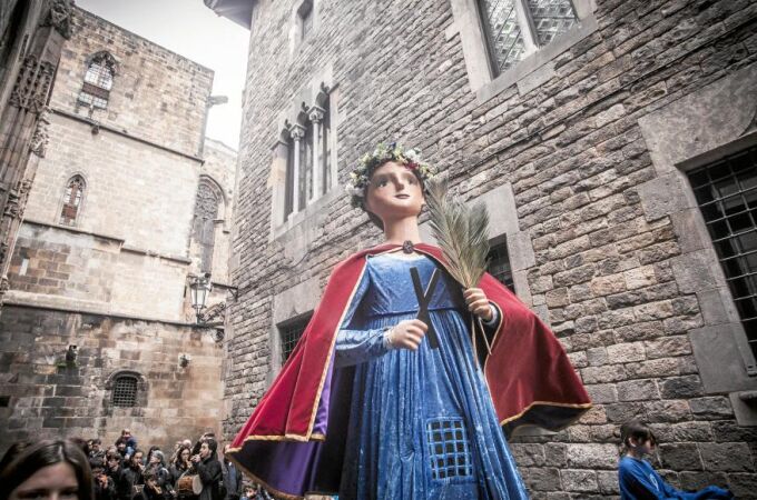 Santa Eulalia fue la antigua patrona de Barcelona, antes de que fuera Santa Mercè