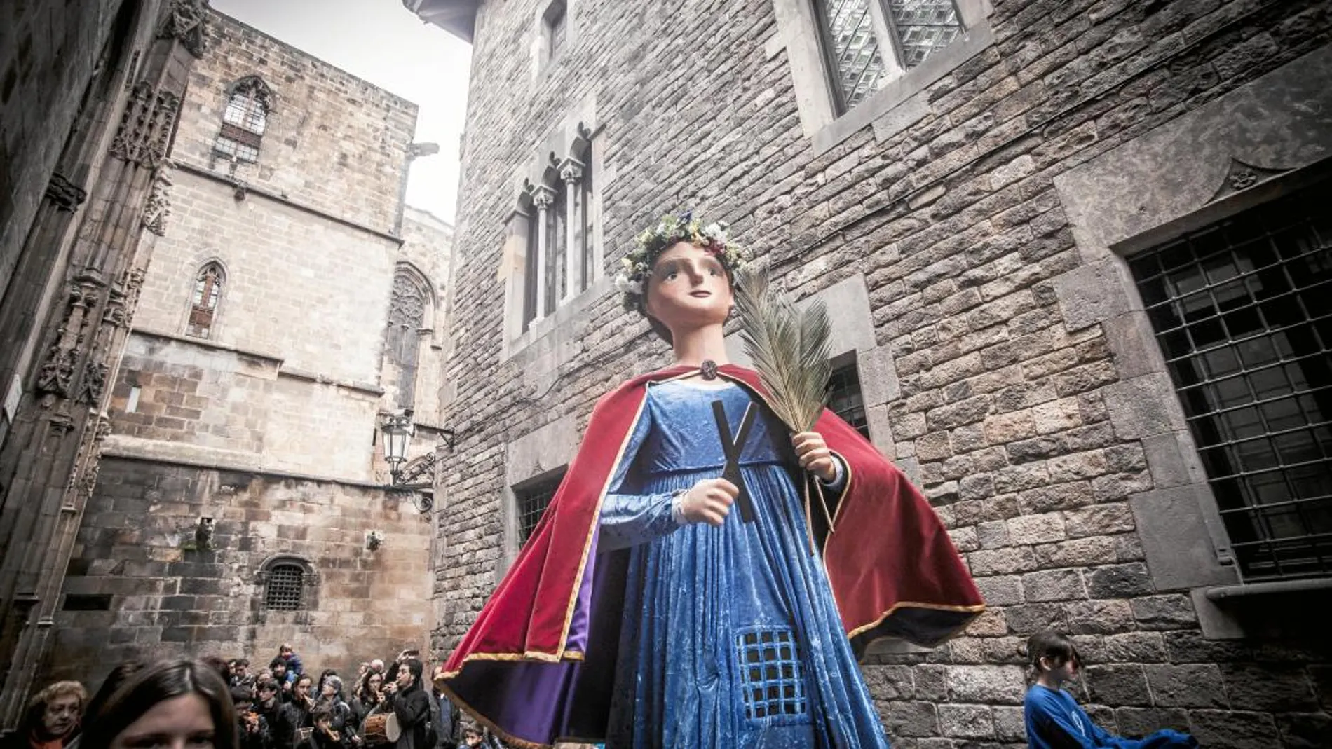 Santa Eulalia fue la antigua patrona de Barcelona, antes de que fuera Santa Mercè