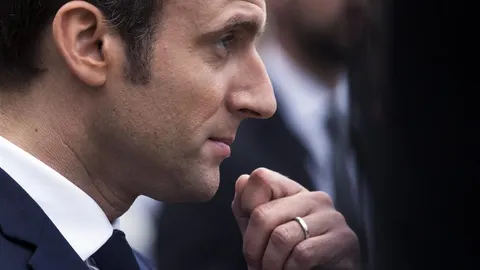 El presidente de Francia Emmanuel Macron