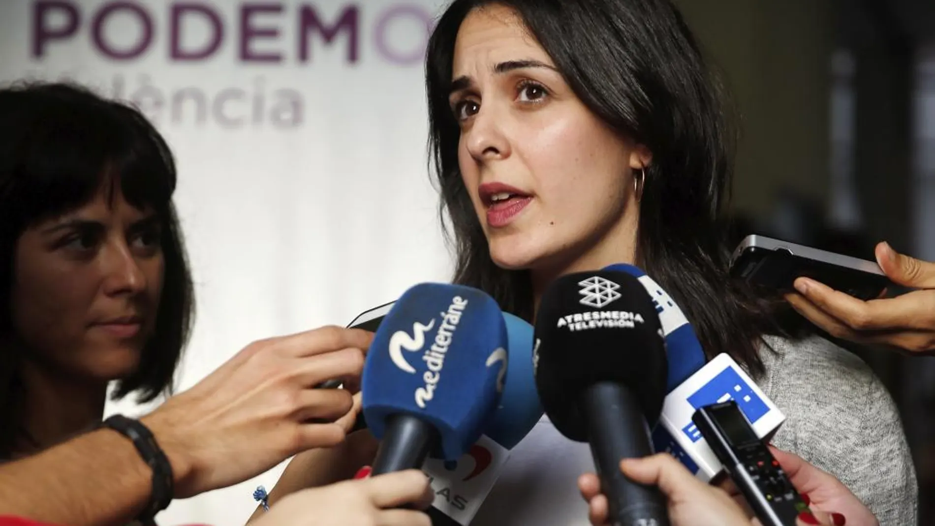 La portavoz de Podemos en el Ayuntamiento de Madrid, Rita Maestre