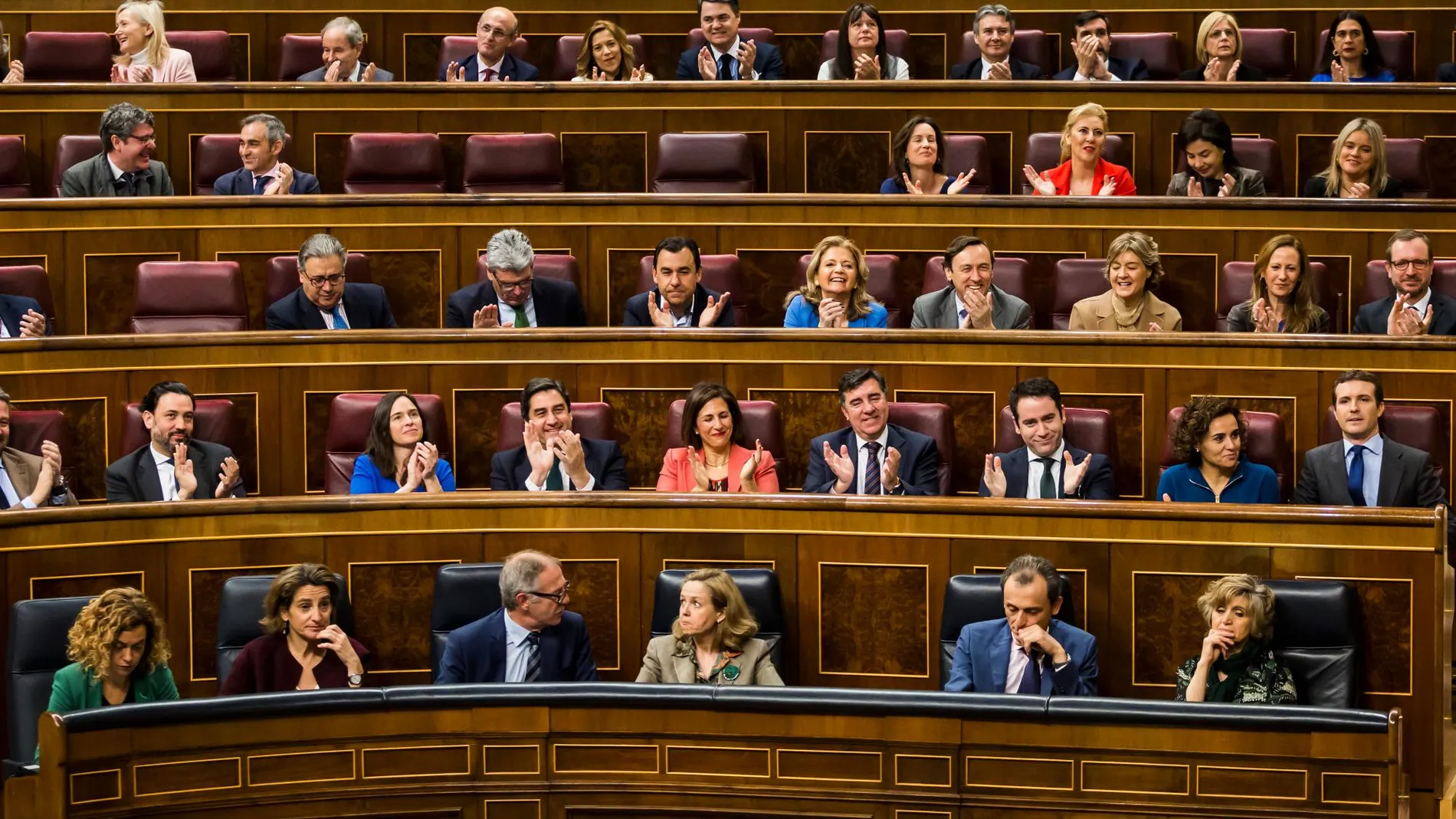 Pleno del Congreso de los Diputados, sesión de Control al Gobierno del 20/02/2019