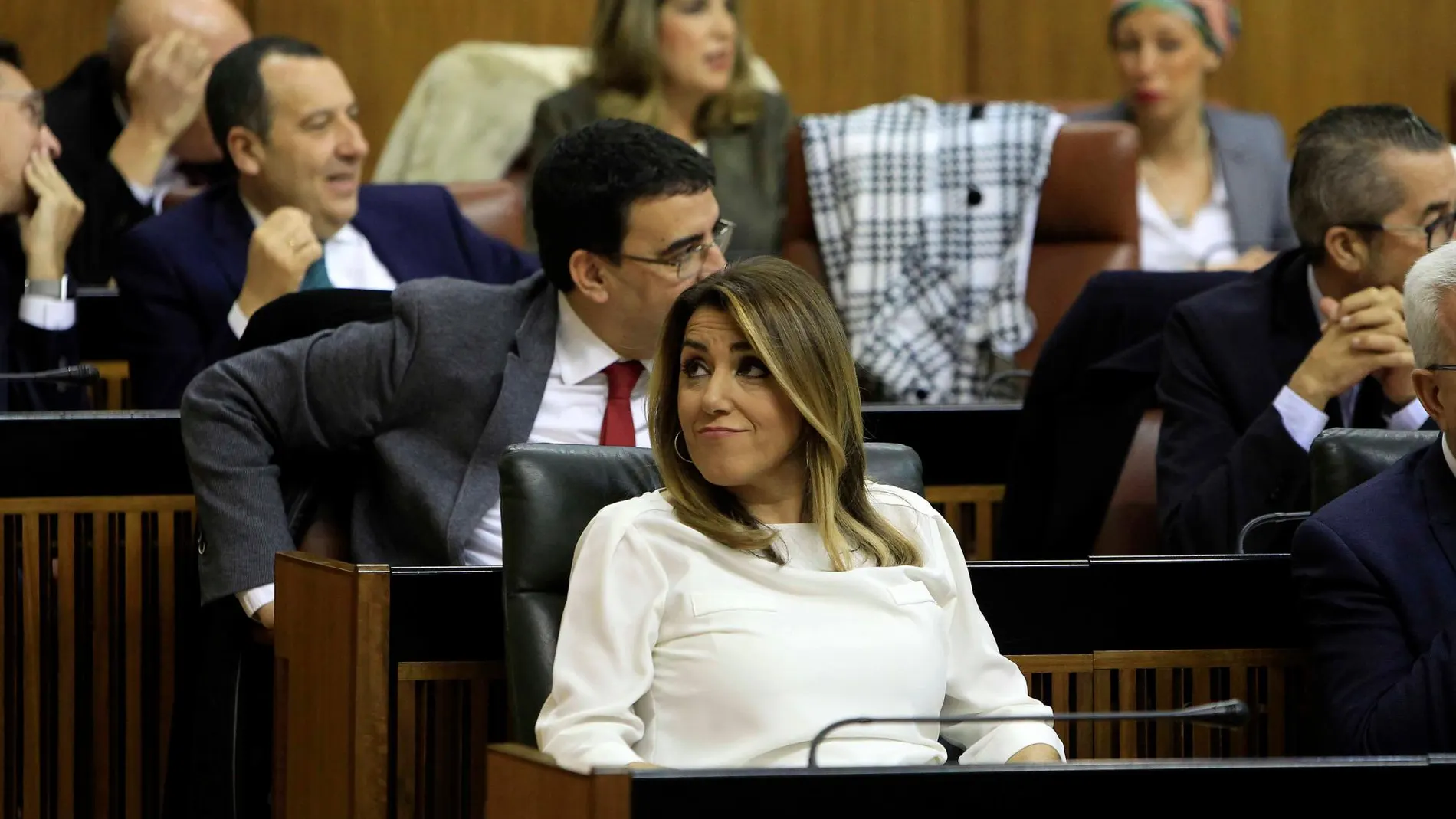 La presidenta de la Junta de Andalucía en funciones, Susana Díaz.Foto: Manuel Olmedo