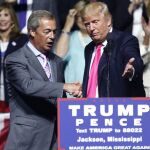 Trump y Farage en uno de los mítines de la campaña a la presidencia de EE.UU.