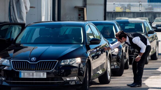 Vehículos de Cabify en Barcelona la semana pasada