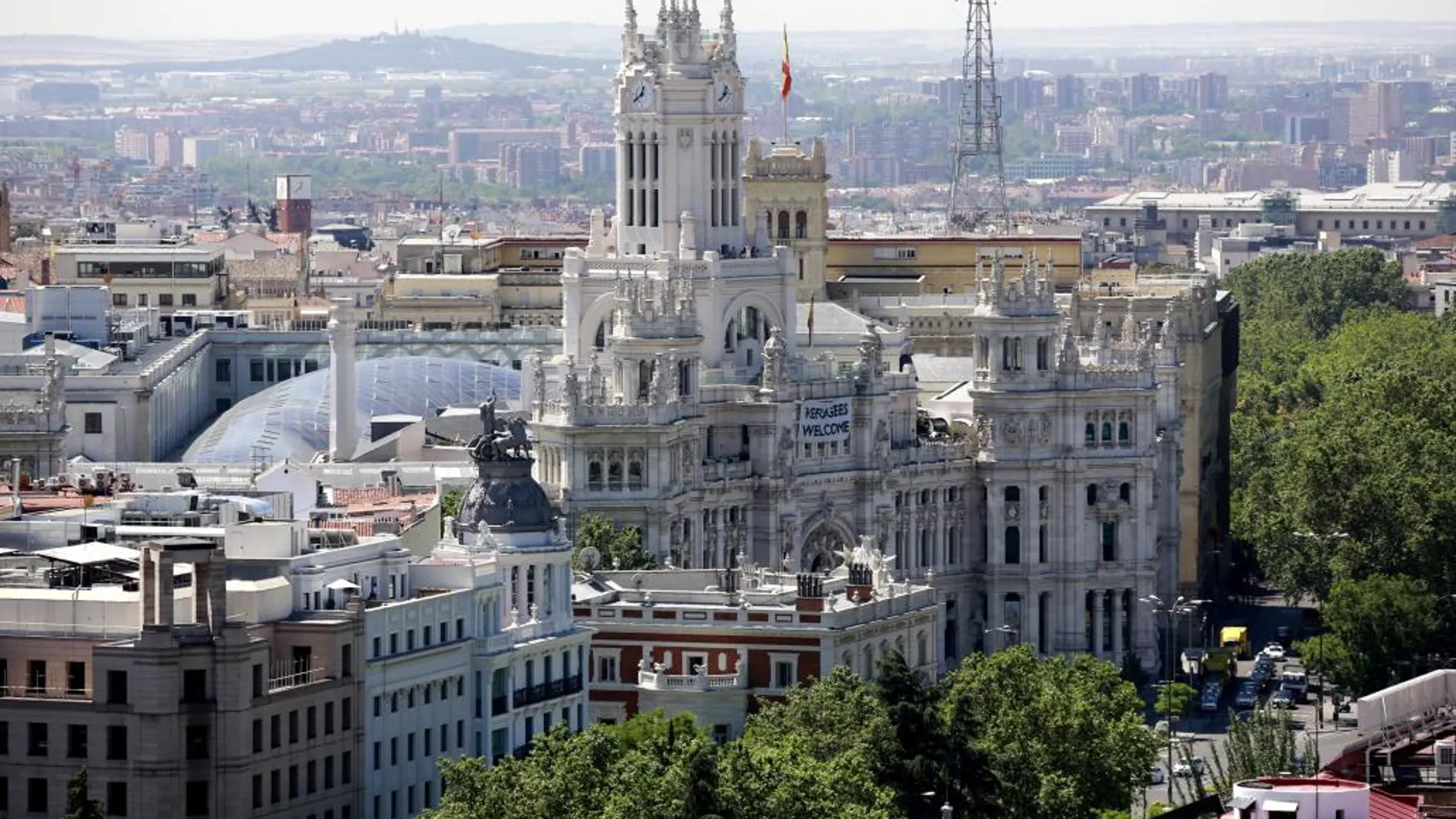 Palacio de Cibeles, donde se ubica el Ayuntamiento de Madrid 