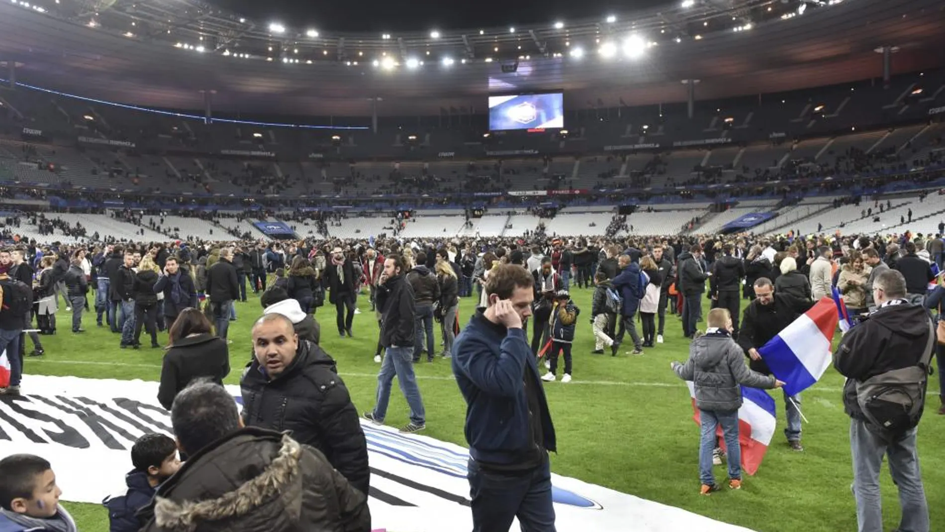 El Stade de France tras los atentados de anoche