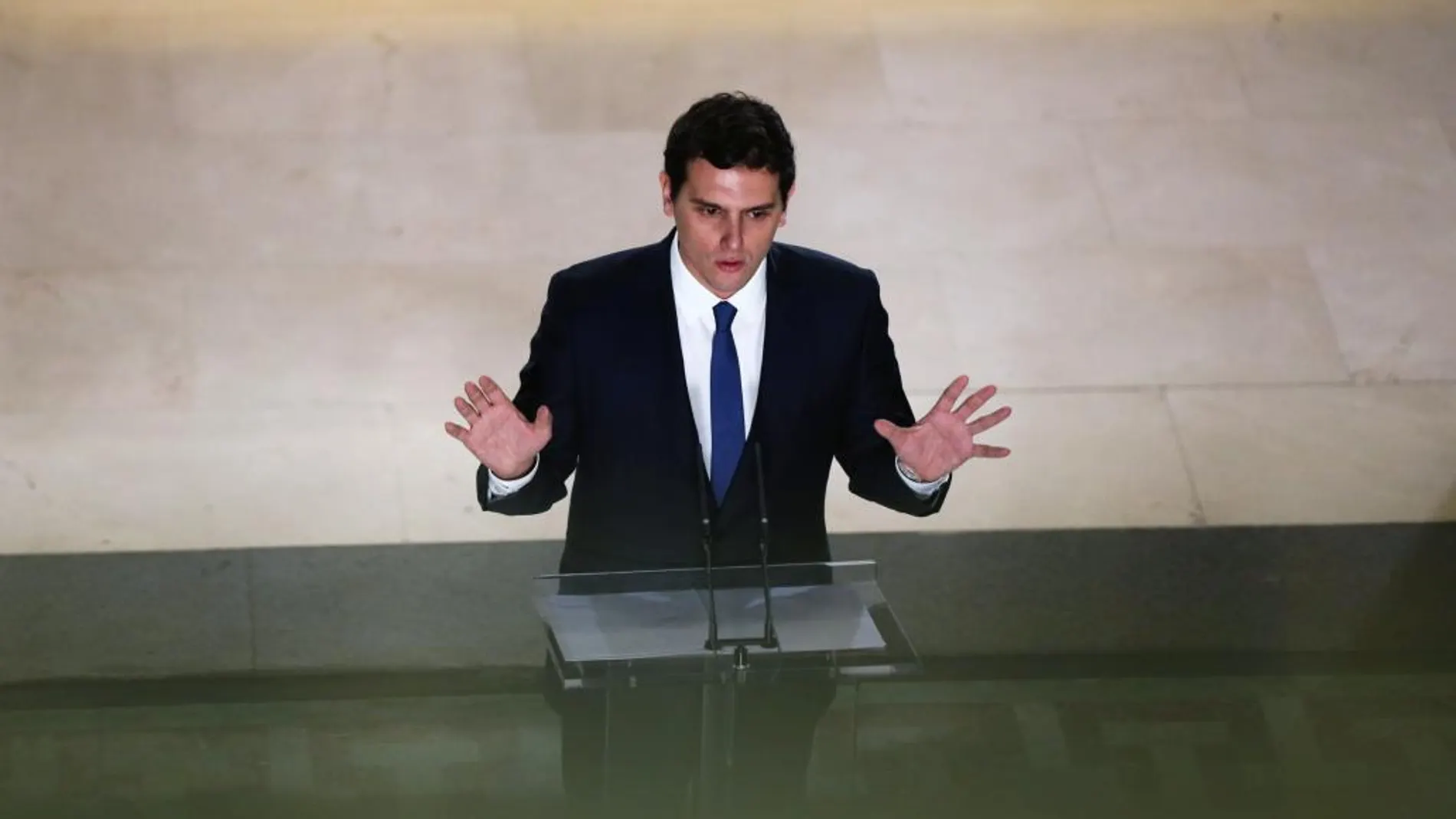 Albert Rivera explica los acuerdos alcanzados con Pedro Sánchez