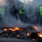 Barricadas de los taxistas a las puertas de Ifema