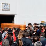 Familiares y amigos del piloto Marcos Garrido, de 14 años