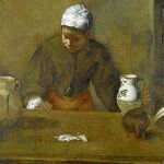 Alargado y con menos detalles «La mulata» que Zaira Véliz Bomford atribuye ahora a Velázquez podría contemplarse como un detalle del que se conserva en el Instituto de Arte de Chicago, más apaisado que éste