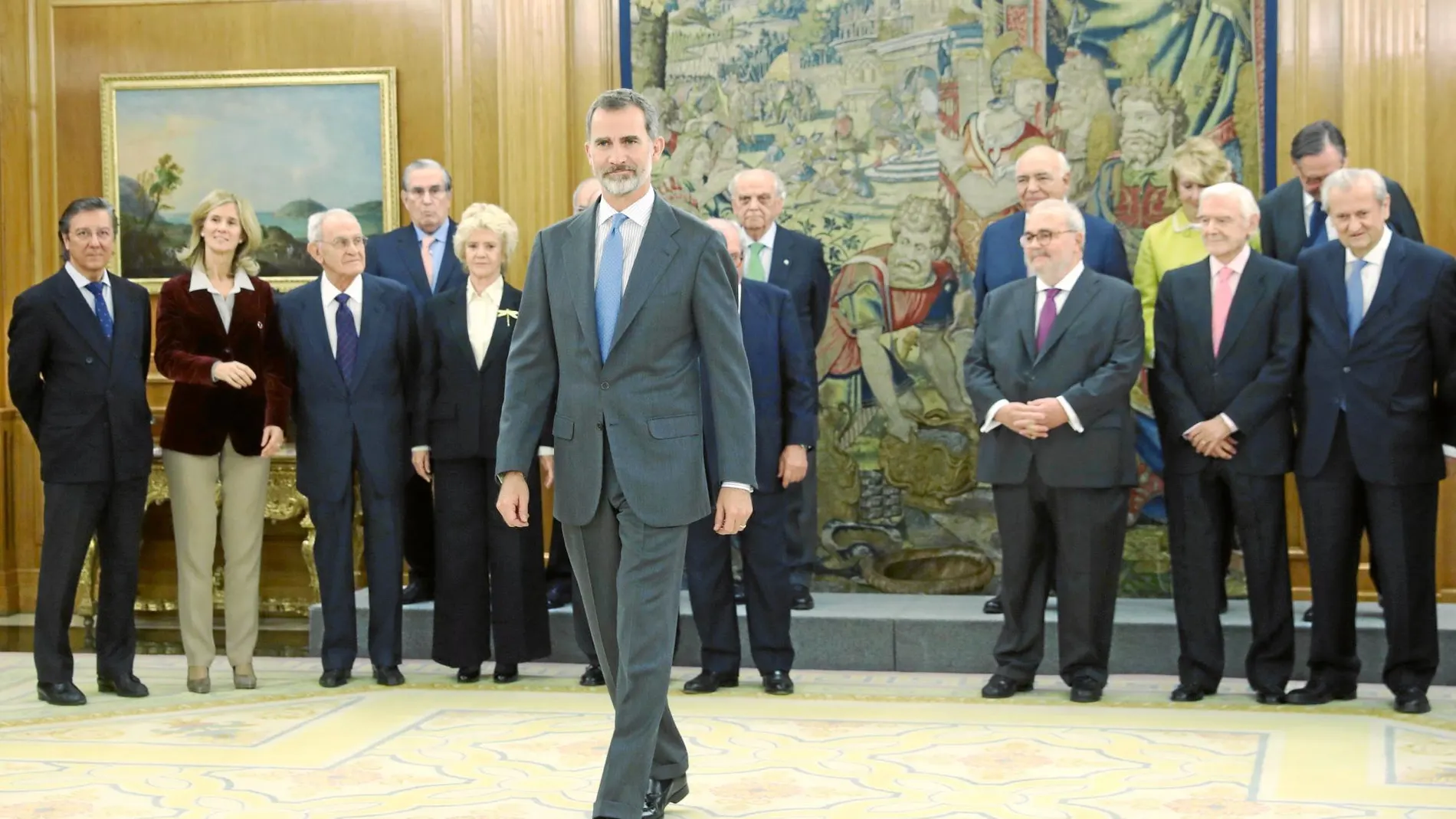 El Rey recibe ayer en Zarzuela a representantes de las fundaciones Transición Española y España Constitucional