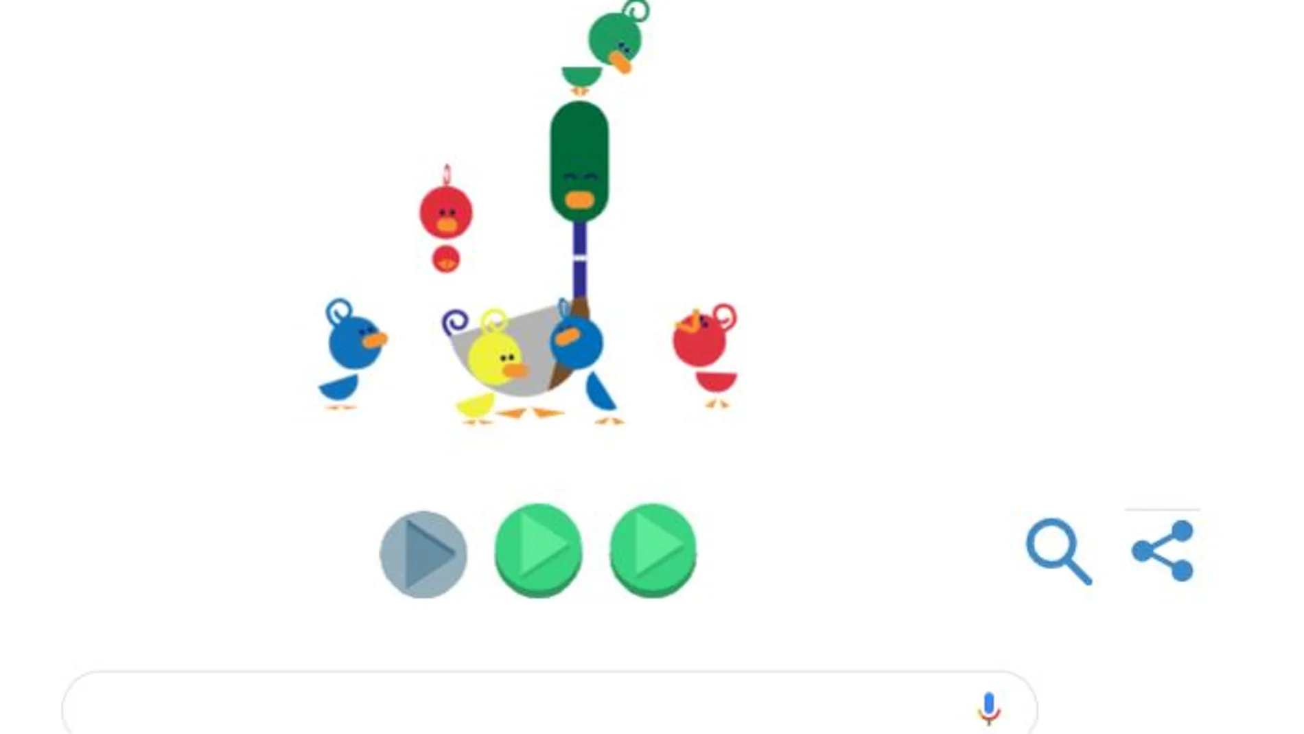 El doodle de Google con motivo del Día del Padre de 2019